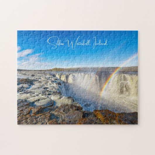 Selfoss Waterfall, Island Puzzle (Horizontal)