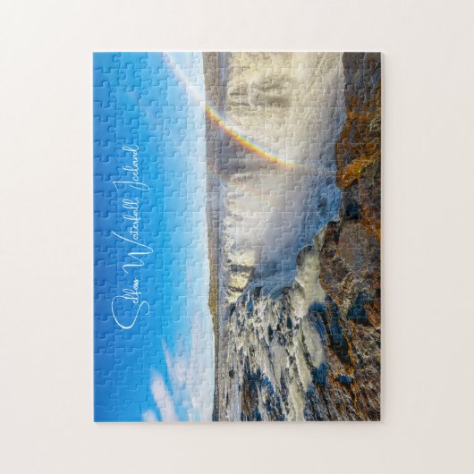 Selfoss Waterfall, Island Puzzle (Vertikal)