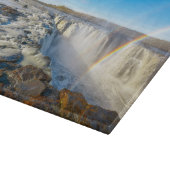 Selfoss Waterfall, Island Schneidebrett (Ecke)