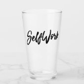 SelfWork-Tumber Glas (Vorderseite)