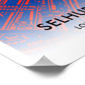 Selhurst Park Stadium - Zuhause des Crystal Palace Poster (Ecke)