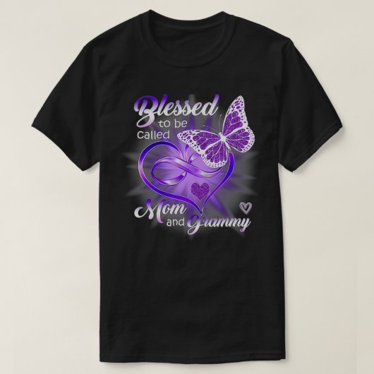 Selig als Mama & Grammy Oma Baby Sho T-Shirt (Design vorne)