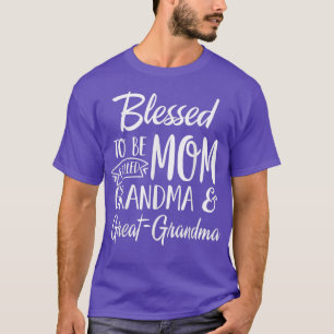 Selig, als Mama Oma & Großes Oma bezeichnet zu wer T-Shirt