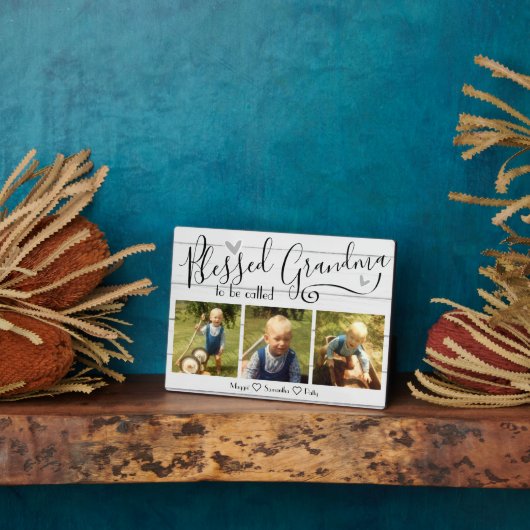 Selig als Oma 3 Foto Fotoplatte (Seite)