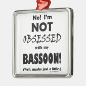 Selig Bassoon Silbernes Ornament (Links)