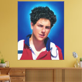 Selig Carlo Acutis, Beato Carlo, gesegnet Carlo Leinwanddruck (Insitu (Wohnzimmer))