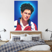 Selig Carlo Acutis, Beato Carlo, gesegnet Carlo Leinwanddruck (Insitu (Schlafzimmer))