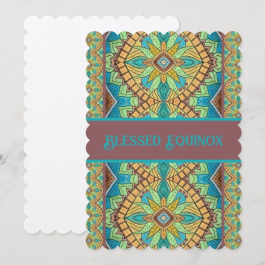 Selig Equinox - Content Mandala Einladung (Vorne/Hinten)