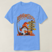 Selig genannt Mama Gnome Herbst Dank T-Shirt (Design vorne)