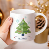 Selig gesegnete Weihnachten Personalisiert besesse Kaffeetasse
