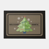 Selig gesegneter Weihnachtsbaum Fußmatte (Vorderseite)