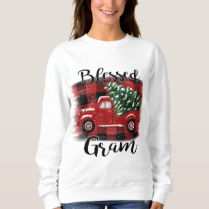 Selig Gram Red Truck Vintage Weihnachtsbaum Sweatshirt
