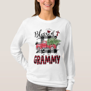 Selig Grammy Rot-kariert Weihnachten T-Shirt