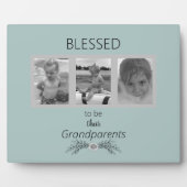 Selig, ihre Großeltern zu sein Multi-Foto Fotoplatte (Vorderseite)