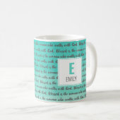 Selig ist die Frau, die mit Gott geht Kaffeetasse (VorderseiteRechts)