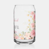 Selig ist sie rosa Bibelverse Dosenglas (Rückseite)