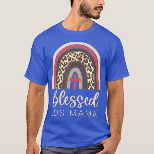 Selig LDS Mama Jesus Christus vom Latterday Cross T-Shirt (Vorderseite)