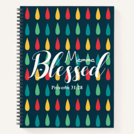 Selig Mamma Scripting Christlich Notizblock