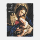 Selig Mutter Fleece Blanket (Vorderseite)