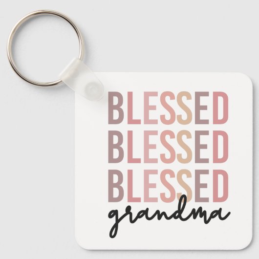 Selig Oma | Geschenke für Oma Schlüsselanhänger (Vorderseite)