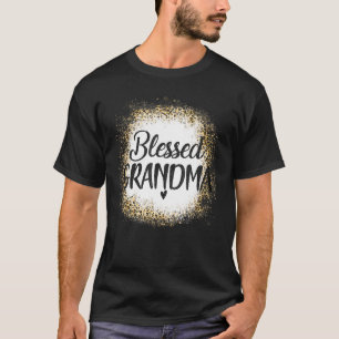 Selig Oma Leopard Beste Mama je Mutter T-Shirt