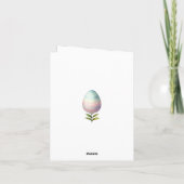 Selig Ostara Pagan Wiccan geklappt Feiertagskarte (Rückseite)