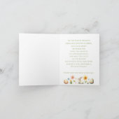 Selig Ostara Pagan Wiccan geklappt Feiertagskarte (Innenseite)