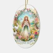 Selig Ostara Tree Wiccan Pagan Spring Keramik Ornament (Links)