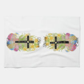 Selig Osterfest Geschirrtuch (Horizontal)