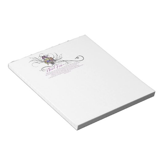 Selig Osterfest Notizblock (angewinkelt)