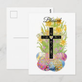 Selig Osterfest Postkarte (Vorne/Hinten)
