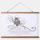 Selig Osterfest Wandteppich Mit Holzrahmen (Vorne)