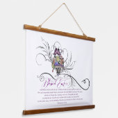 Selig Osterfest Wandteppich Mit Holzrahmen (Gewinkelt)