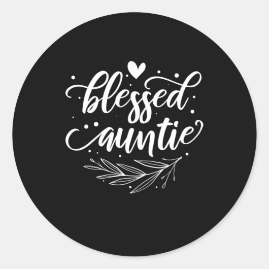 Selig Runder Aufkleber (Vorderseite)