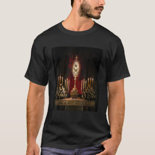Selig Sacrament in Monstrance katholische Christli T-Shirt