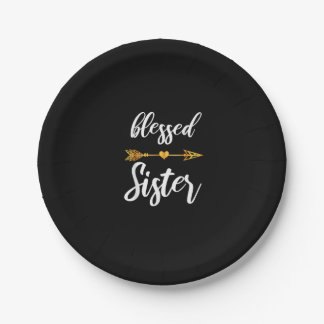 Selig Schwester Shirt Girls Frauenfamilie Thanksgi Pappteller