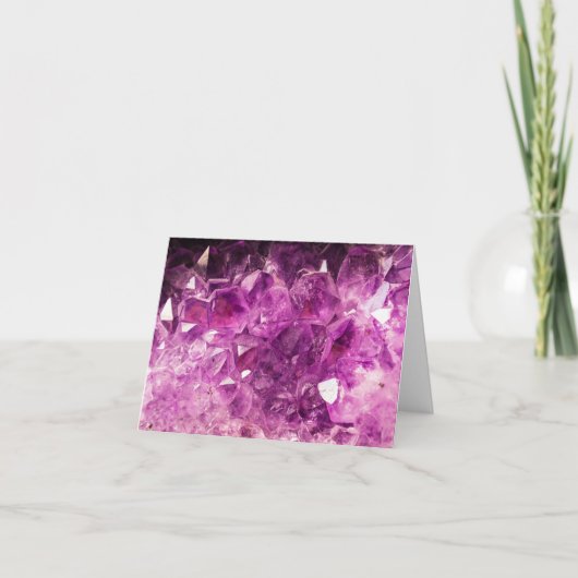 Selig sein Amethyst Karte (Vorderseite)
