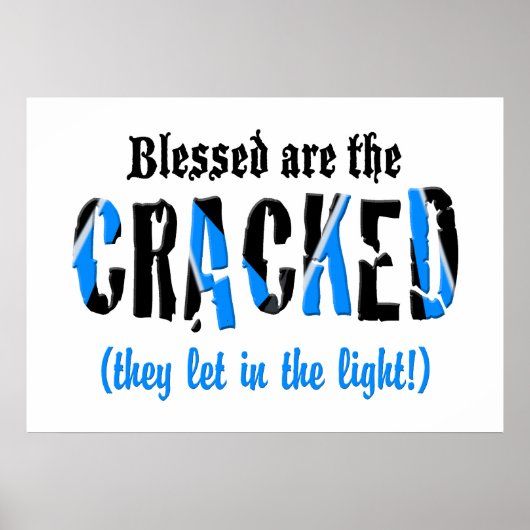 Selig sind die CRACKED Poster (Vorne)