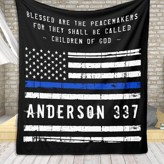 Selig sind die Friedensstifter Fleece Blanket