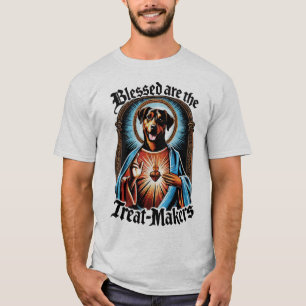 Selig sind die Leckerei-Maker, lustiger Heiliger H T-Shirt