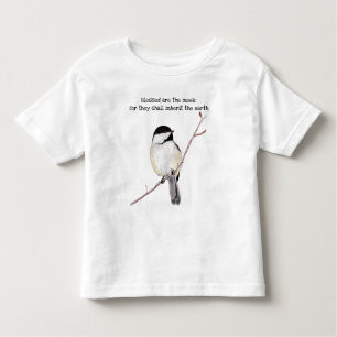 Selig sind die Meek Chickadee Kleinkind T - Shirt