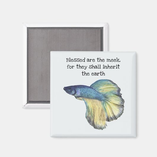 Selig sind die Meek Fish Magnet (Vorderseite/Rückseite)