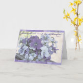 Selig sind diejenigen, die Beileid-Karte trauern Karte (Gelbe Blume)