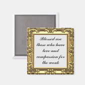 Selig sind diejenigen, die Mitgefühl für die Schwa Magnet (Vorderseite/Rückseite)