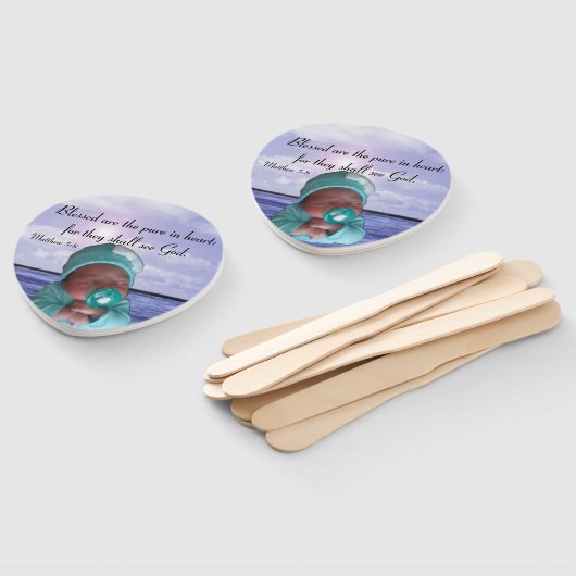 Selig sind im Herzen rein Fächer (Non-assembled)