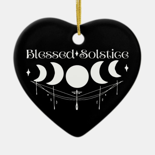 Selig Solstice Keramik Ornament (Vorne)