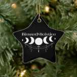 Selig Solstice Keramik Ornament<br><div class="desc">Selige Solstice-Keramik</div>