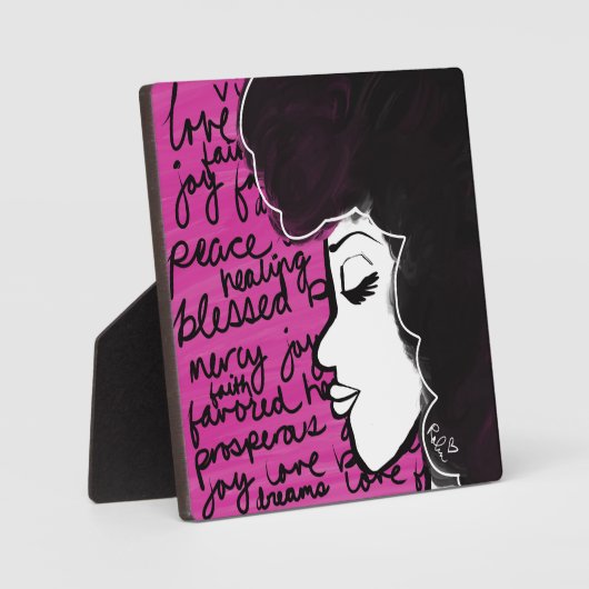 Selige Friedenspest mit Easel Fotoplatte (Vorderseite)