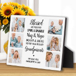 Selige Großeltern Personalisiert 6 Foto Collage Fotoplatte<br><div class="desc">Feiern Sie Ihre Großeltern mit einer individuellen Collage-Plakette für Fotos. Diese einzigartige Großeltern zitieren Plakette ist das perfekte Geschenk, ob Geburtstag, Großeltern oder Weihnachten. Wir hoffen, dass Ihr besonderes Geschenk für die Großeltern in den kommenden Jahren zu einem wertvollen Sake wird. . Zitat " Selig sind diejenigen, die Spoil &...</div>