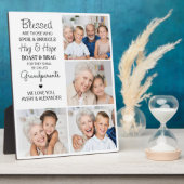 Selige Großeltern Personalisierte FotoCollage Fotoplatte (Seite)